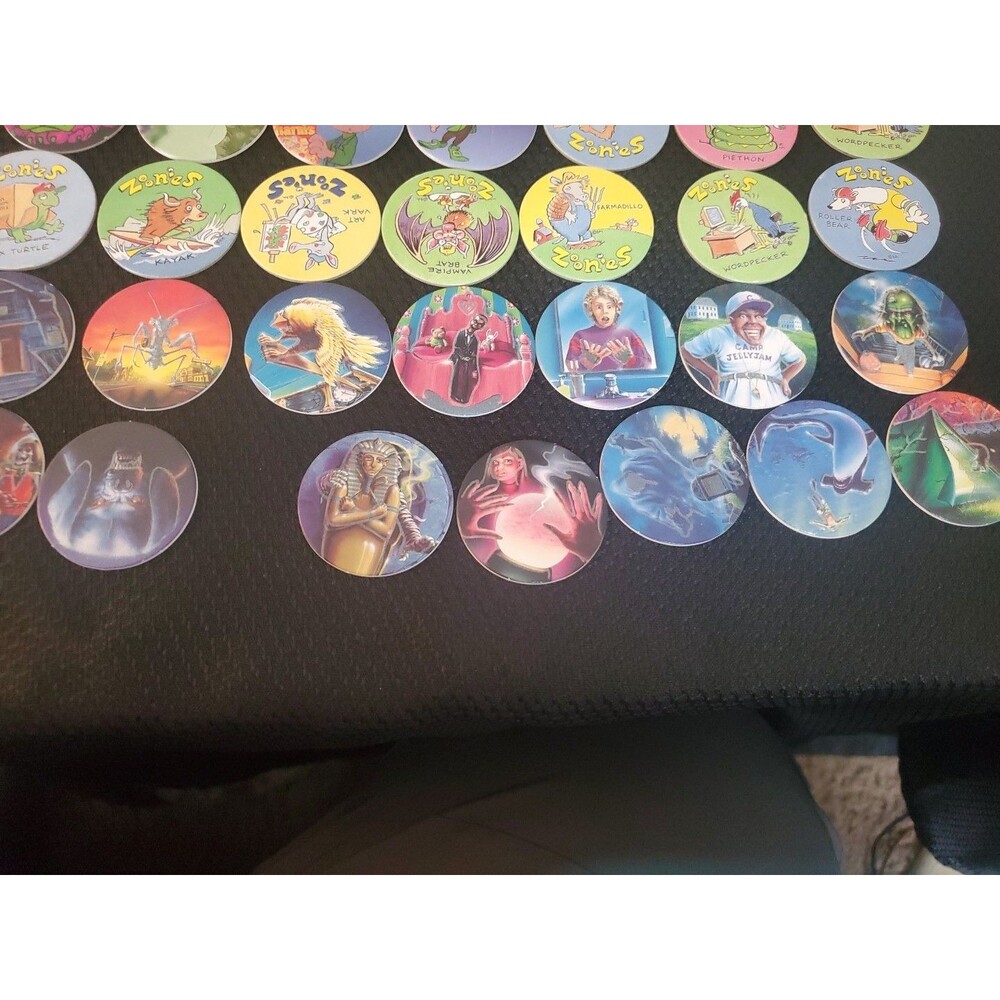 168 Pog Game Slammer Lot Goosebumps Whammers Zoo Ies Lucky Charms See Pictures - Picture 16 of 16